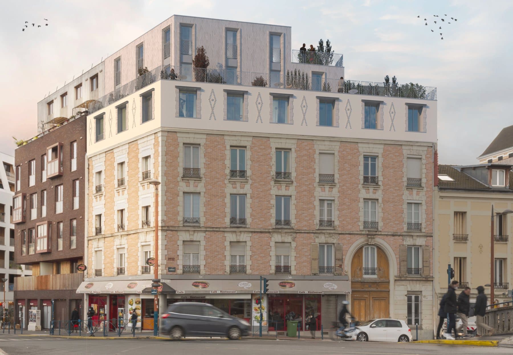 Immeuble 1 Débarcadère, Pantin