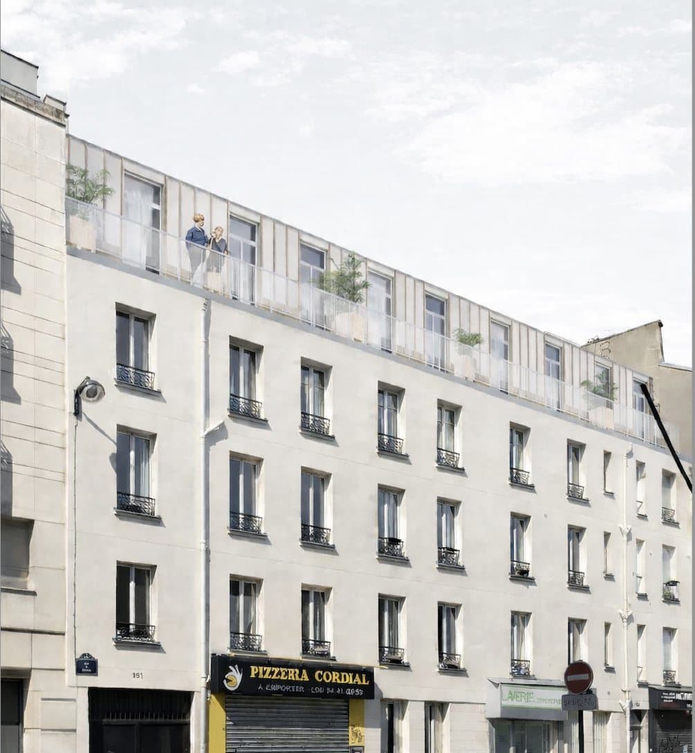 Immeuble 151 Crimée, Paris 19e